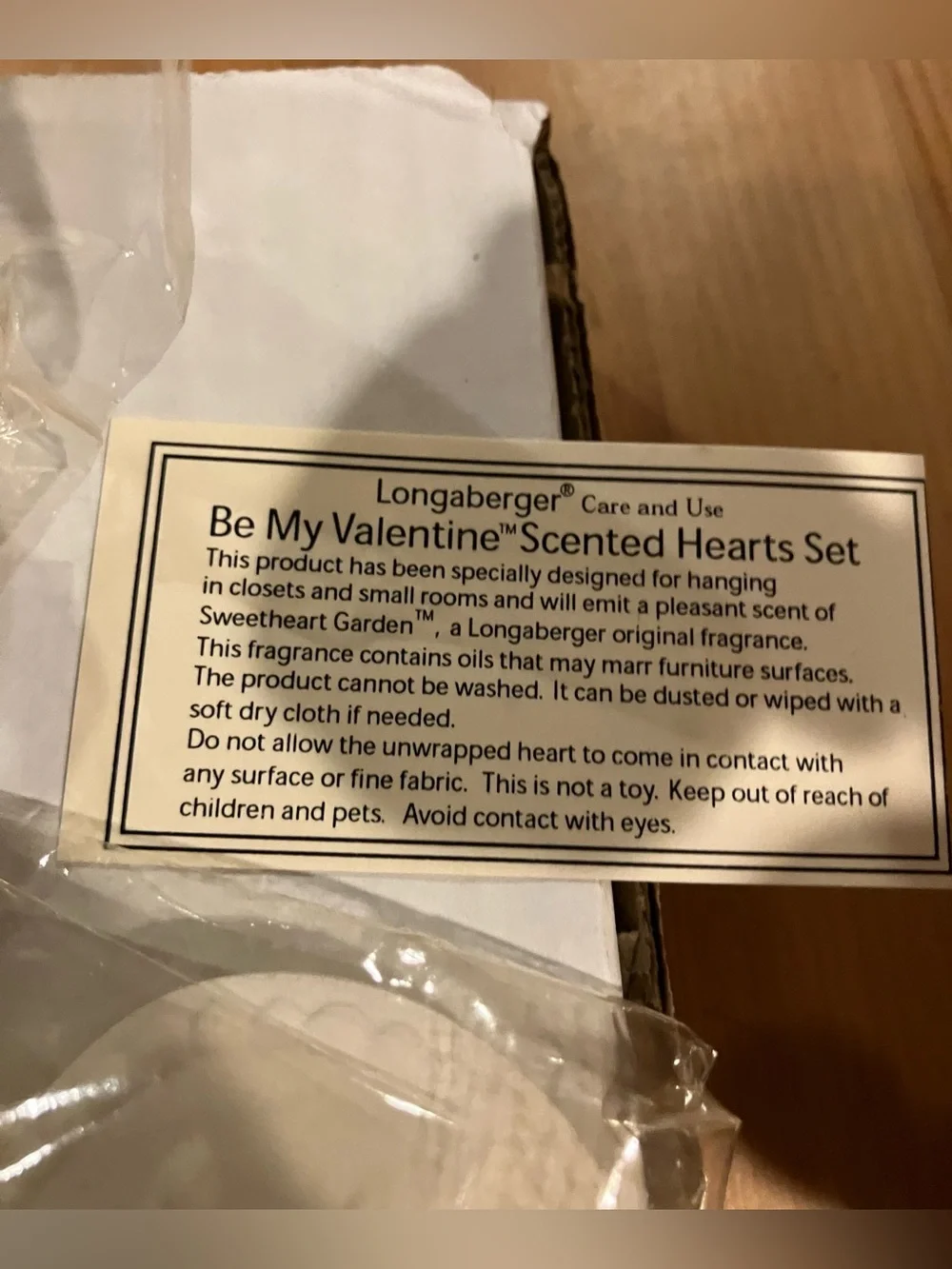 NEW Longaberger Set of 2 Longaberger Small Sweetest Basket & Valentine Scented